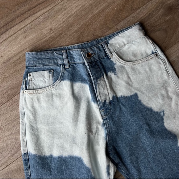 Zara high rise straight tie dye jeans - Picture 8 of 8